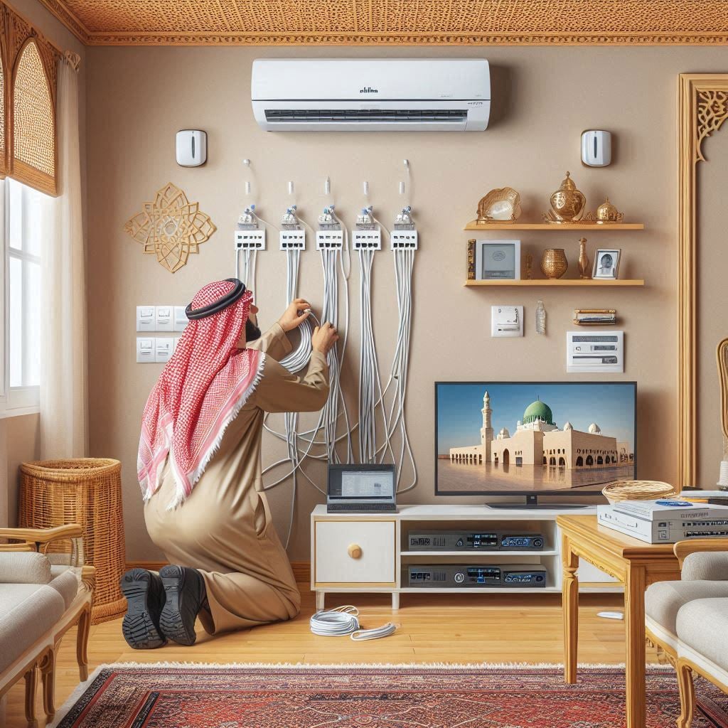 تركيب شبكة إنترنت داخلية في المدينة المنورة مع تمديد الواي فاي