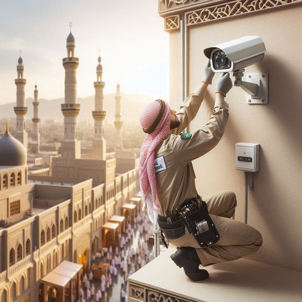 فني تركيب كاميرات مراقبة في المدينة المنورة